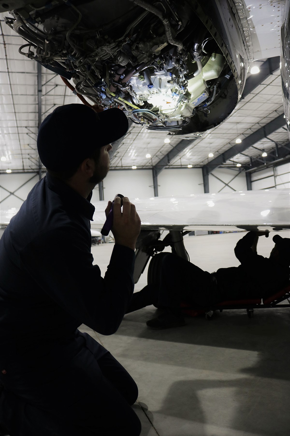 Aircraft maintenance at Desert Jet